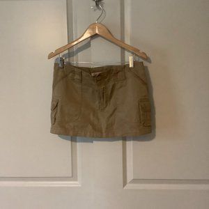 Amanda Bynes y2k vintage skirt Dear Ab 100% cotton low rise mini size 8